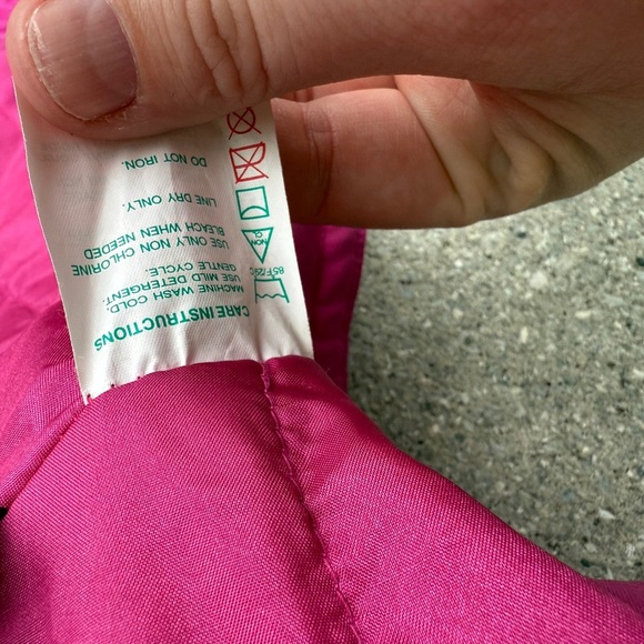 Vintage 90s Obermeyer Pink Ski Snow Coat Jacket Size 6 Petite Women’s Small - Picture 9 of 13